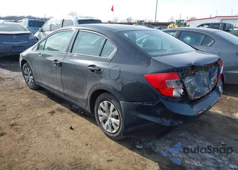 2012 Honda Civic Lx из США, поврежденный, VIN 19XFB2F51CE037850